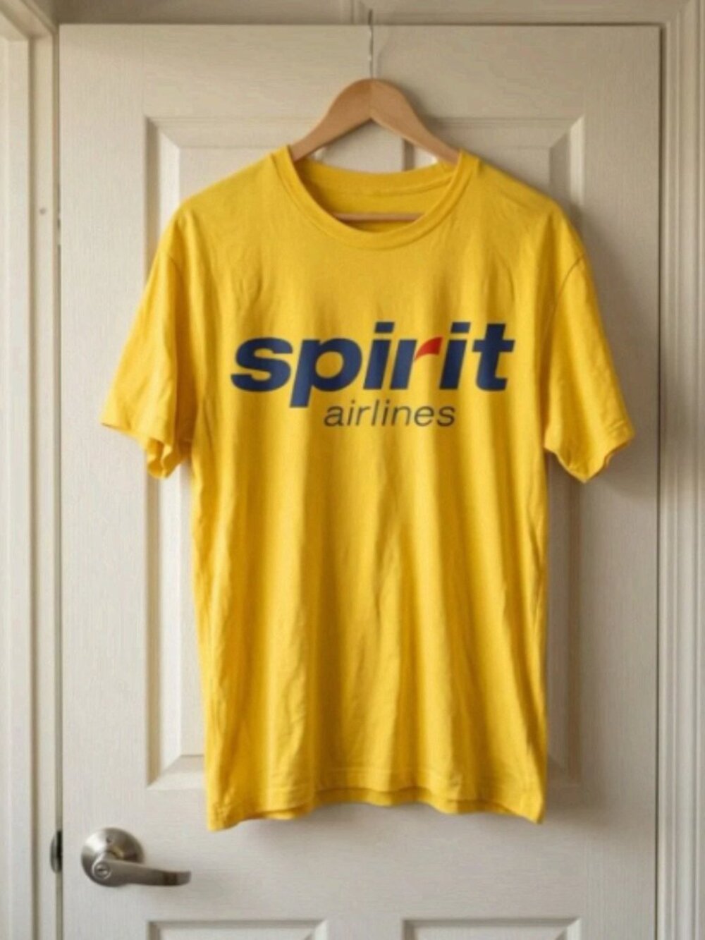 Vintage Spirit Airlines Logo Tee Retro Travel Shirt Y2K Streetwear Top